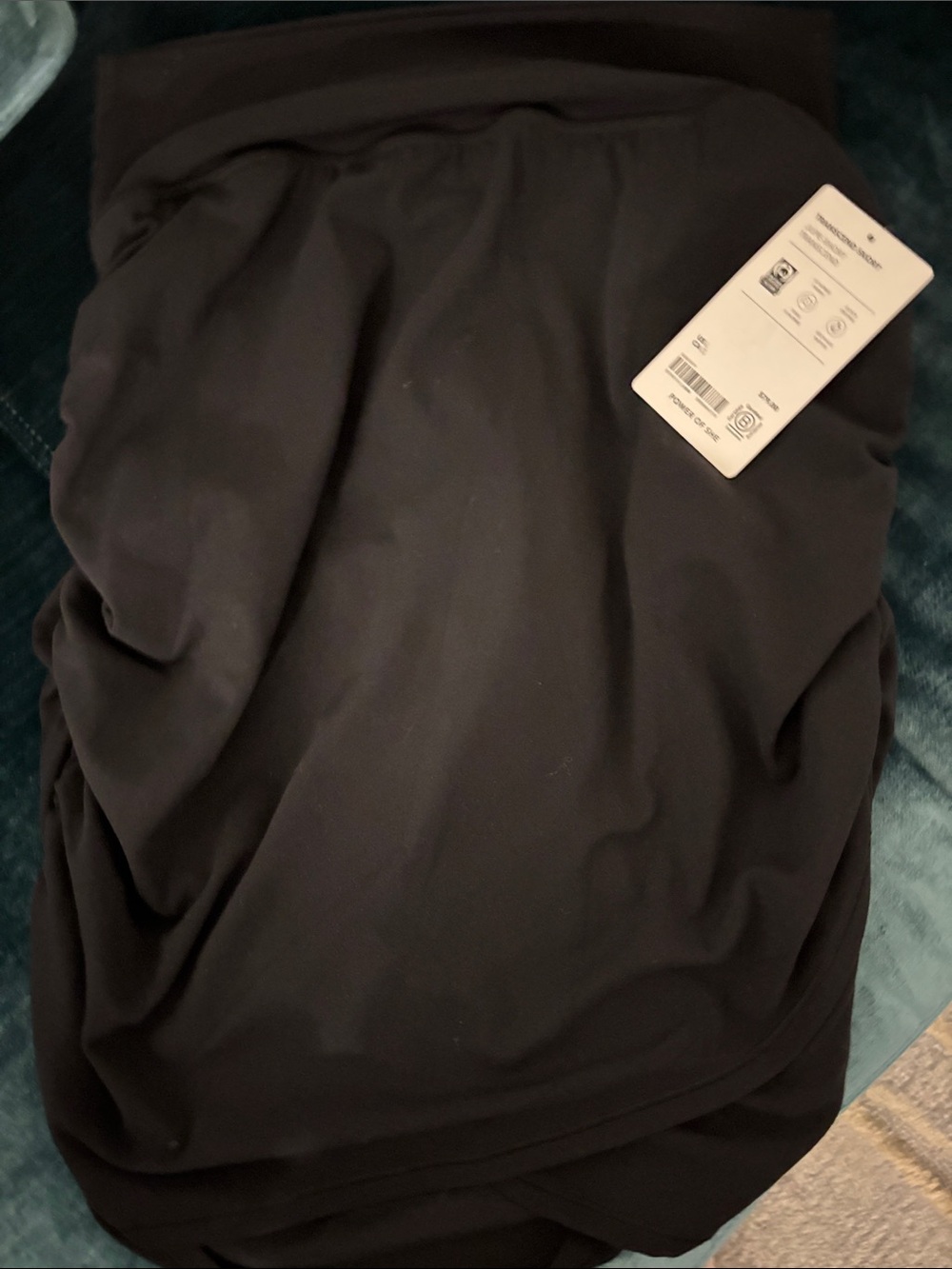 Athleta Transcend Skort — Classic Black Active Skort sz Large, NWT - Picture 9 of 9